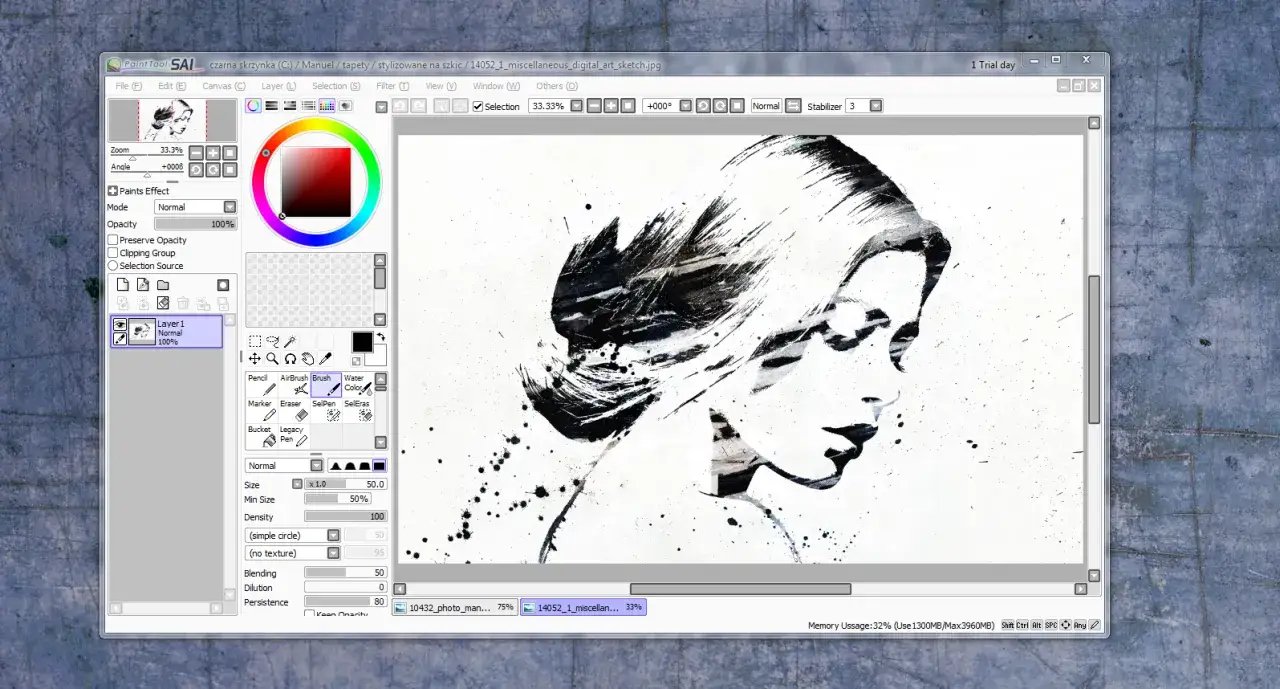 Jak malować w Paint Tool Sai - proste techniki dla początkujących