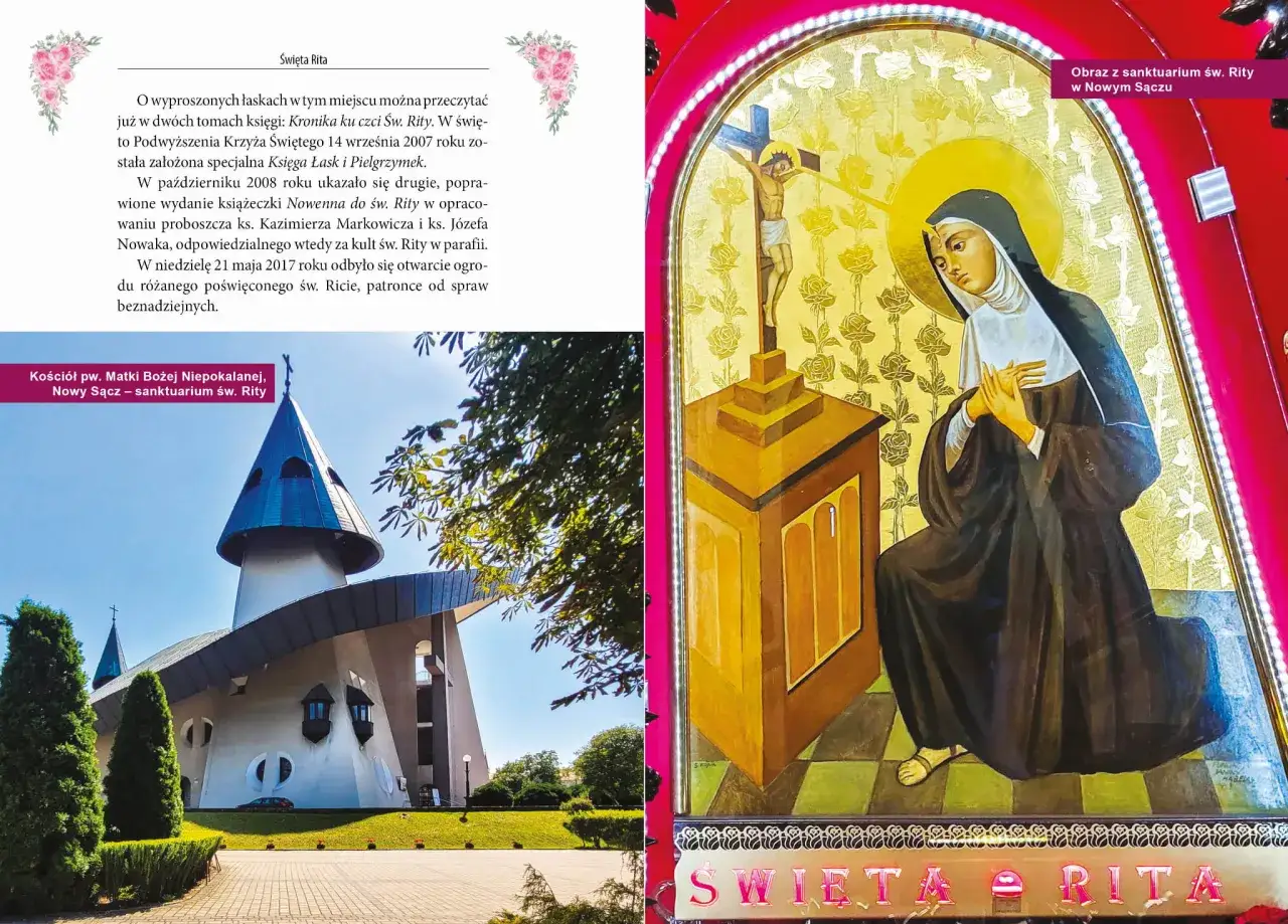 Sanktuarium św. Rity w Krakowie – historia, nabożeństwa i wydarzenia