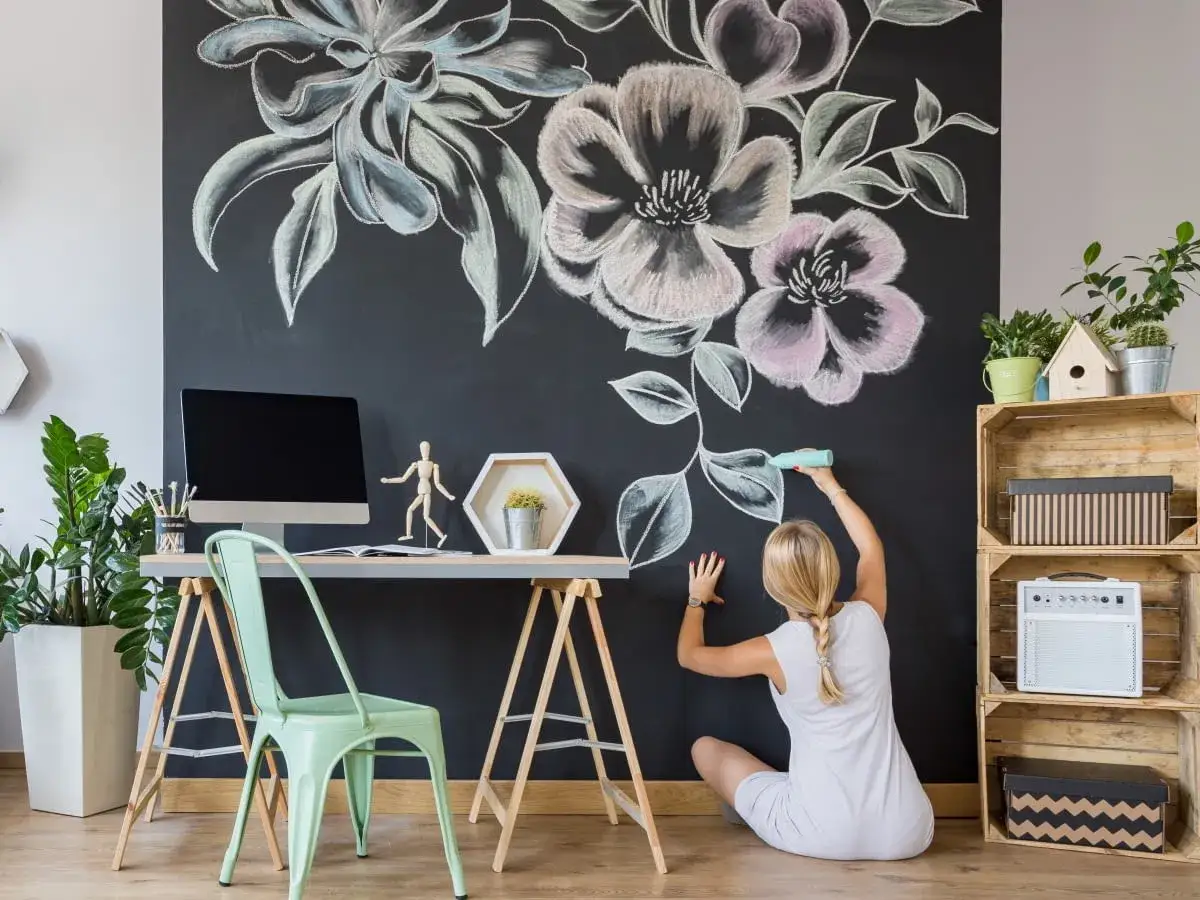 Kwiaty na ścianie: Maluj jak pro! Kompletny poradnik DIY