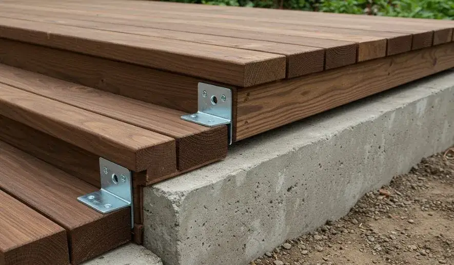 Jak montować schody drewniane na beton, by uniknąć problemów?