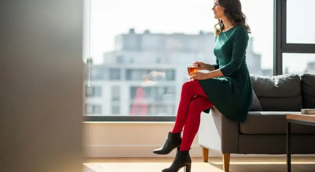 Jakie rajstopy do zielonej sukienki? Sprawdź 5 sekretów stylizacji