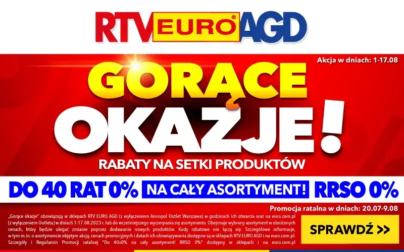 Rtv euro agd do kiedy promocja - nie przegap najlepszych ofert