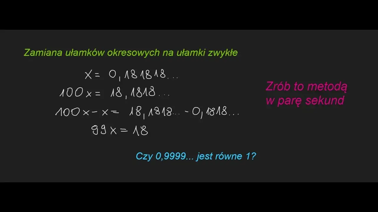 Okres w matematyce: zrozumienie ułamków okresowych i funkcji