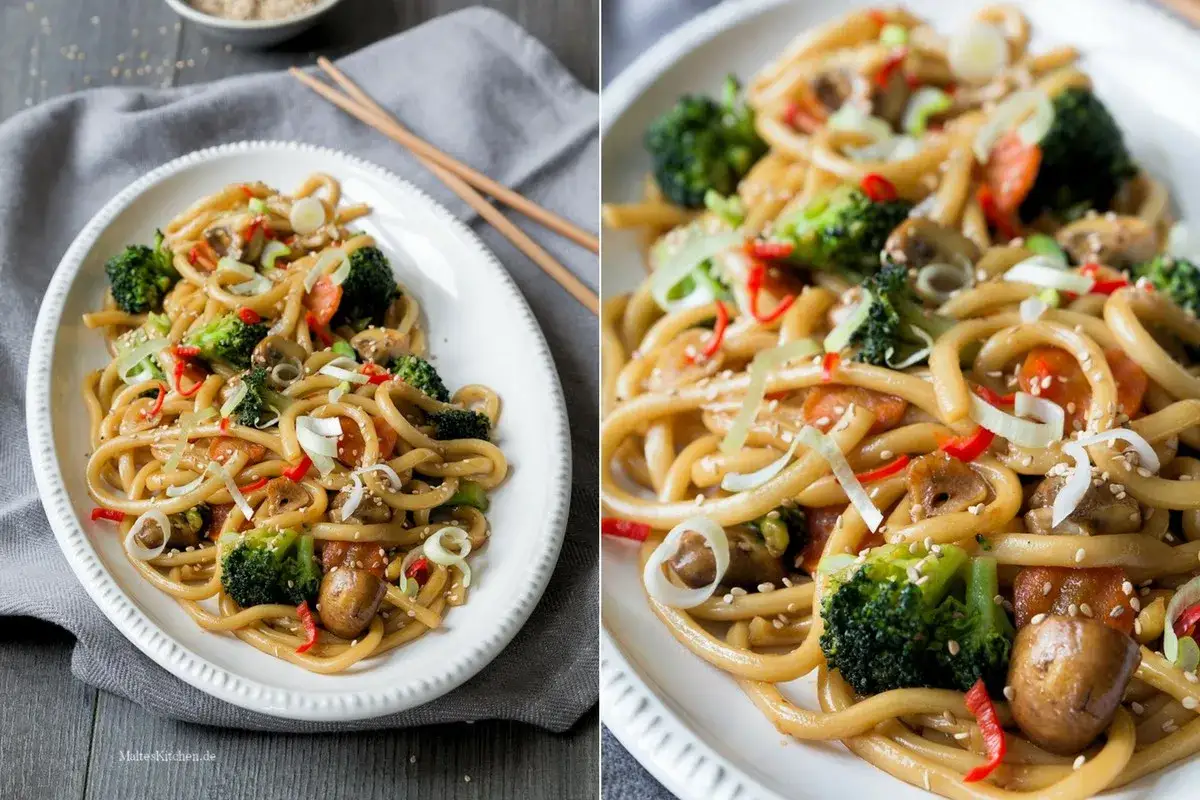 Udon Nudeln Rezept: Einfach & Lecker selbstgemacht | Kitsune & Yaki