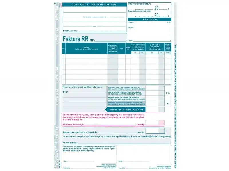 Faktura RR – kto wystawia i jak uniknąć problemów z VAT?