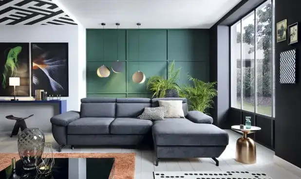 Jakie kolory ścian do grafitowych mebli, aby uniknąć nudnego wnętrza?