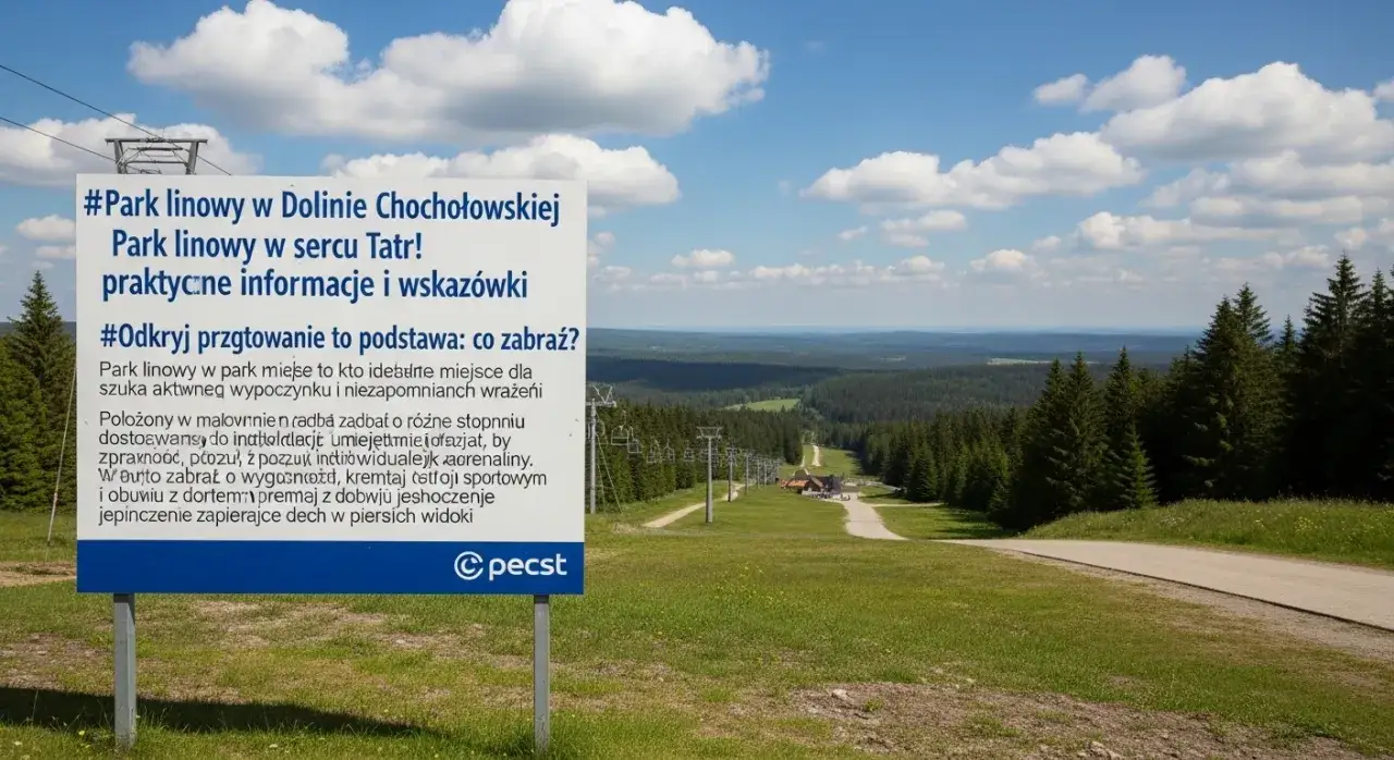 Park linowy w Dolinie Chochołowskiej: praktyczne informacje i wskazówki