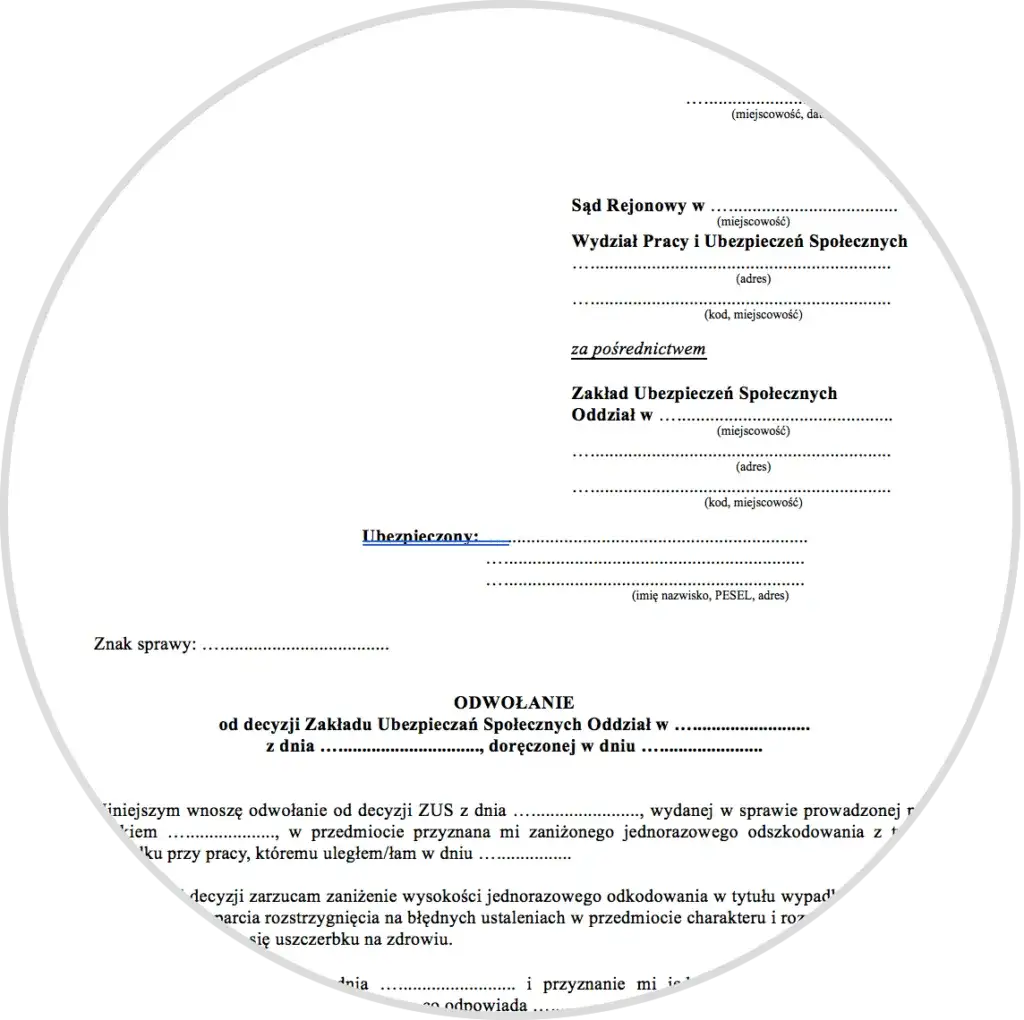 Jak napisać odwołanie od decyzji ZUS w sprawie sanatorium, aby je wygrać