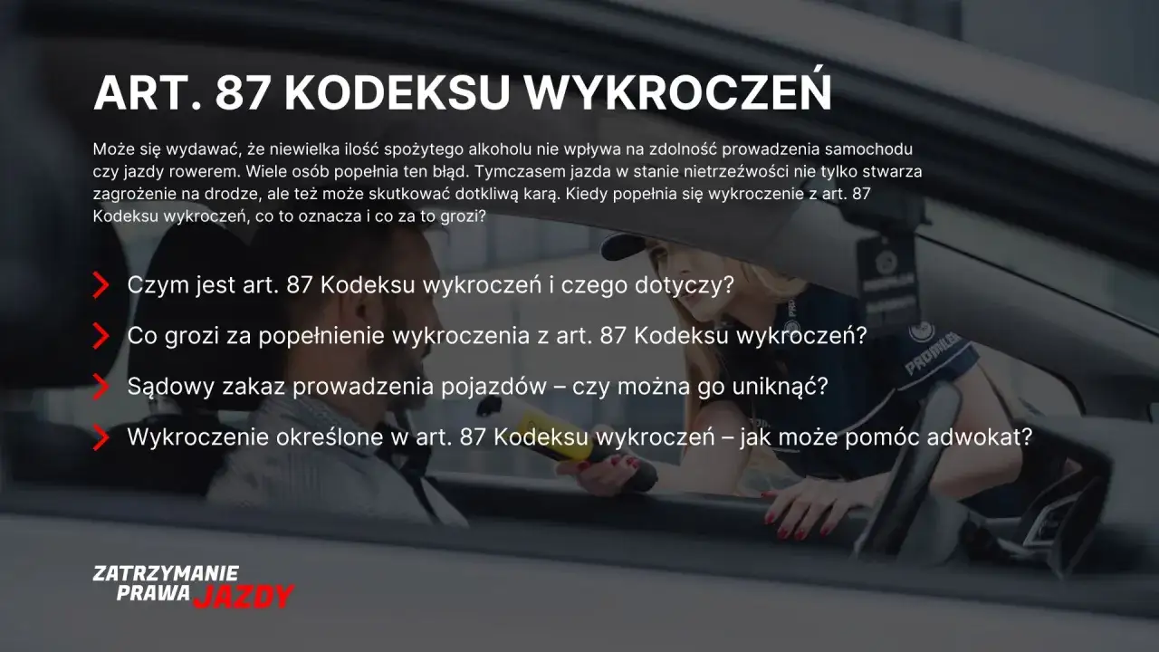 Jakie mandaty za jazdę po pijanemu? Sprawdź, by uniknąć kary!