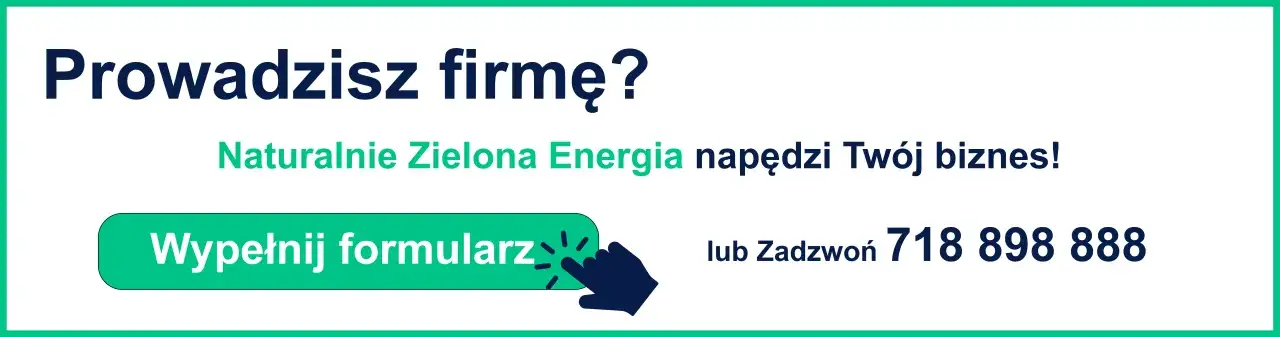 Prowadzisz firmę? Zielona Energia napędzi Twój biznes! Sprawdź, czy firma może mieć taryfę G11. Wypełnij formularz lub zadzwoń.