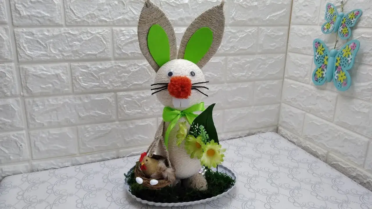Jak ozdobić zająca wielkanocnego ze styropianu - kreatywne pomysły