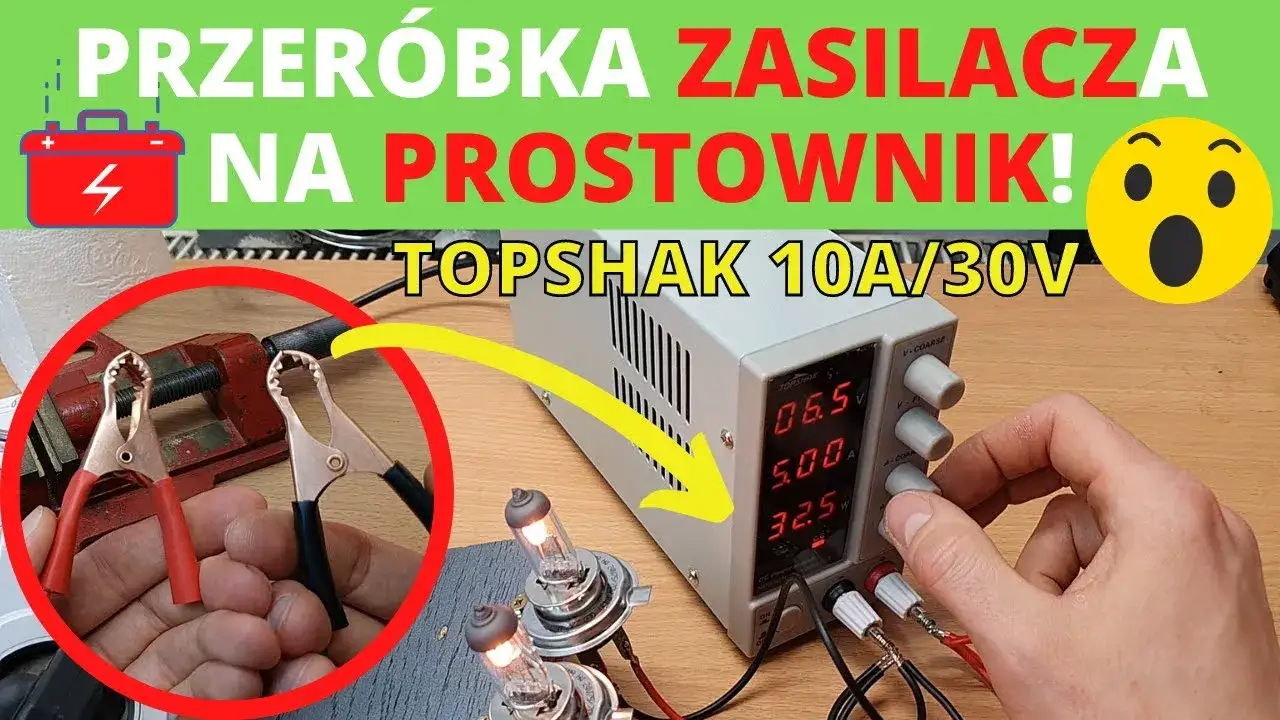 Zasilacz ATX na prostownik? Zrób to sam! Poradnik krok po kroku