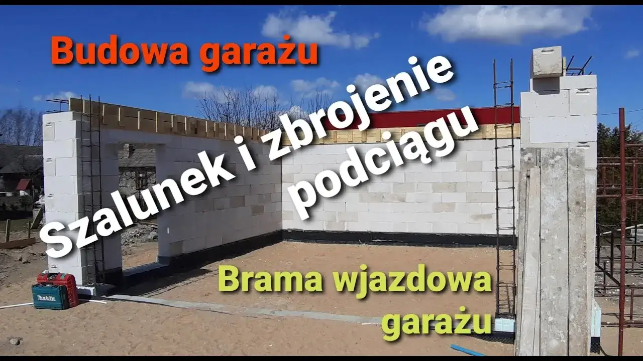 Zbrojenie nadproża bramy garażowej: Poradnik krok po kroku