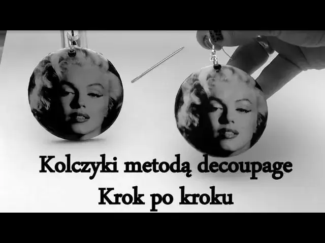 Kolczyki Decoupage: Twórz Unikalną Biżuterię Krok po Kroku