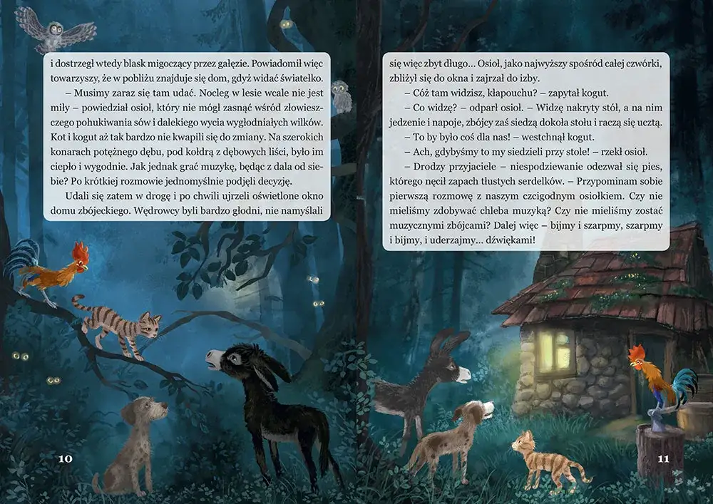 Baśń o czterech muzykantach z Bremy – wartość przyjaźni i współpracy