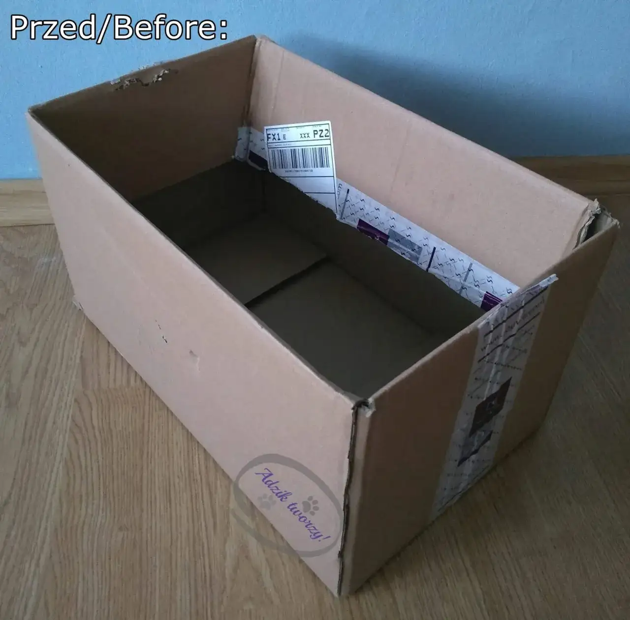 Masz karton? Stwórz organizer! Porządek DIY krok po kroku