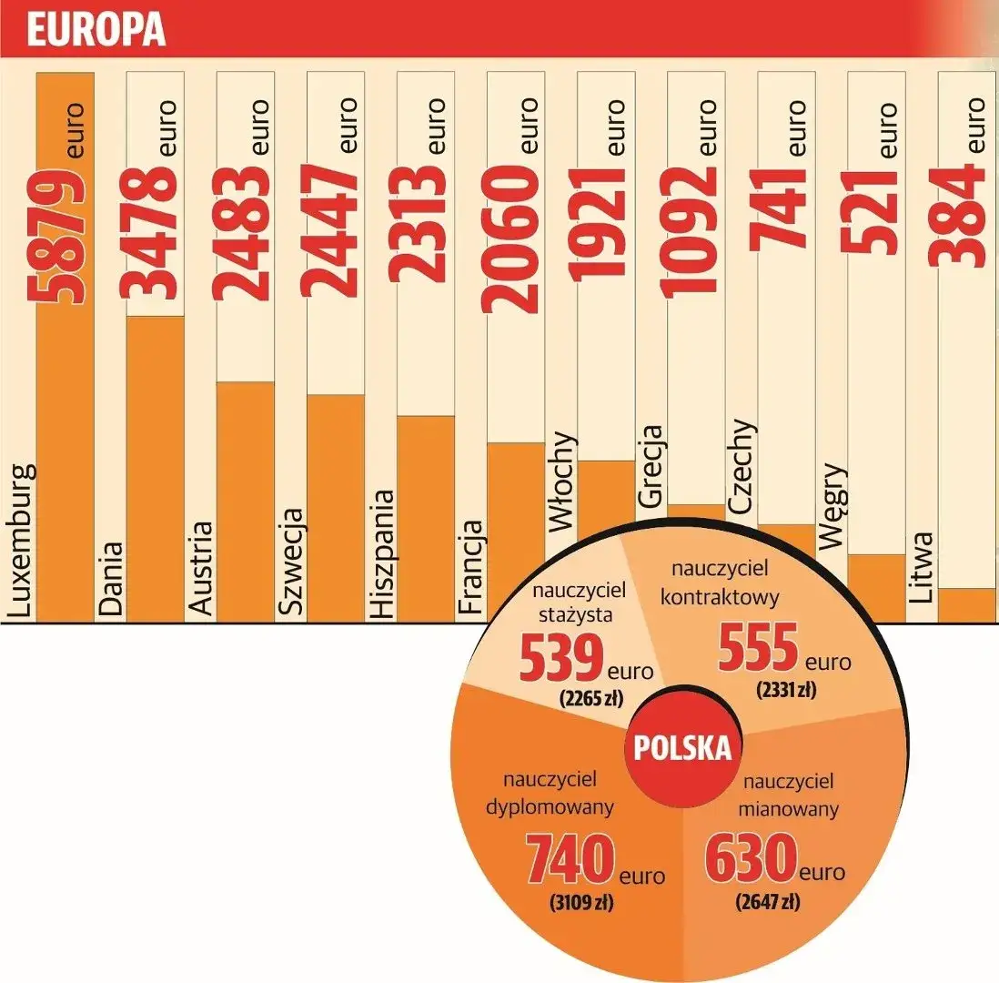 Ile zarabia nauczyciel biologii? Zaskakujące różnice w wynagrodzeniach