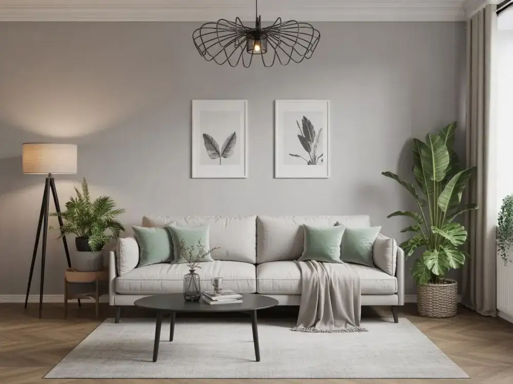 Szary salon: koniec z nudą! Proste sposoby na ożywienie.