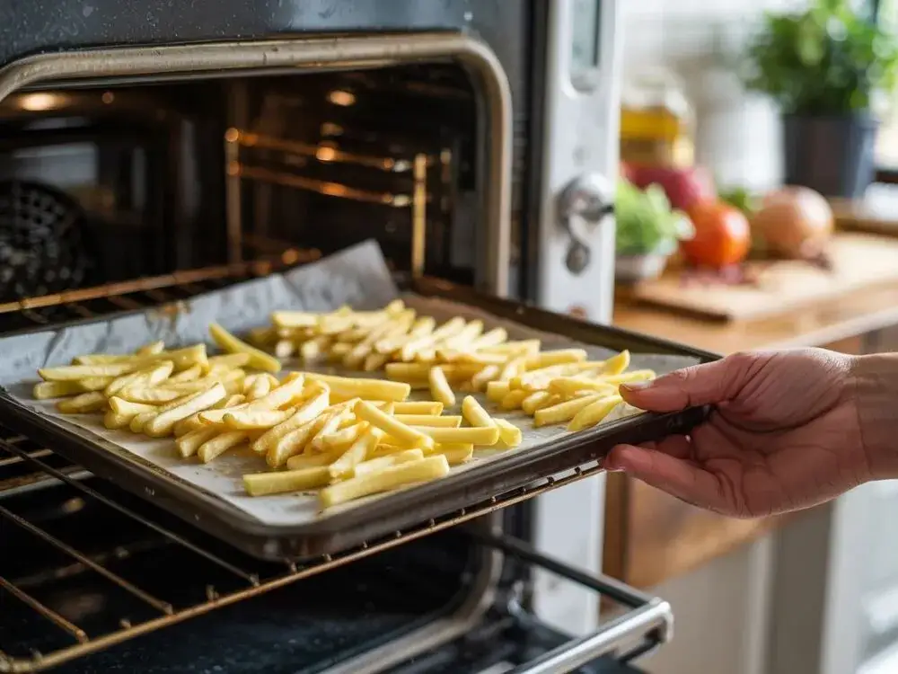 W jakiej temperaturze piec frytki, aby były idealnie chrupiące?