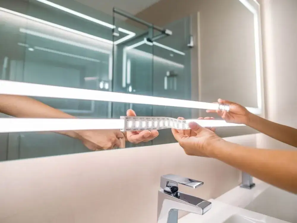 Jak zamontować taśmę LED za lustrem - proste kroki i najlepsze porady