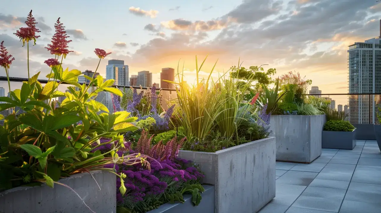 Taras z donicami: Jakie betonowe donice są najlepsze do aranżacji tarasu?