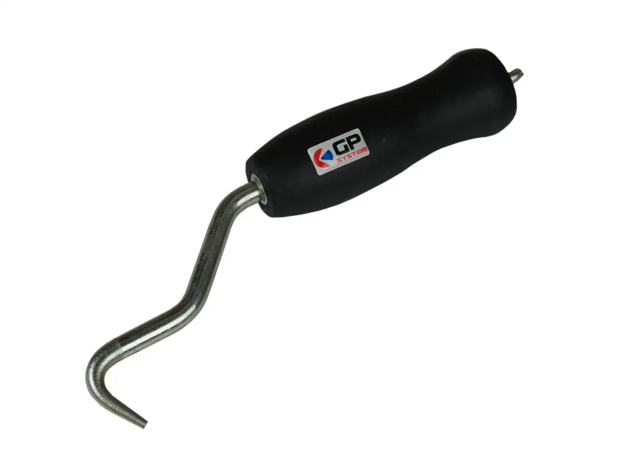 Ergonomiczny klucz do wiązania zbrojeń z czarną rączką GP SYSTEM.