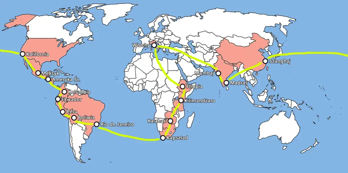 Bananowa mapa świata: Gdzie rosną i jak je odkryć w podróży?
