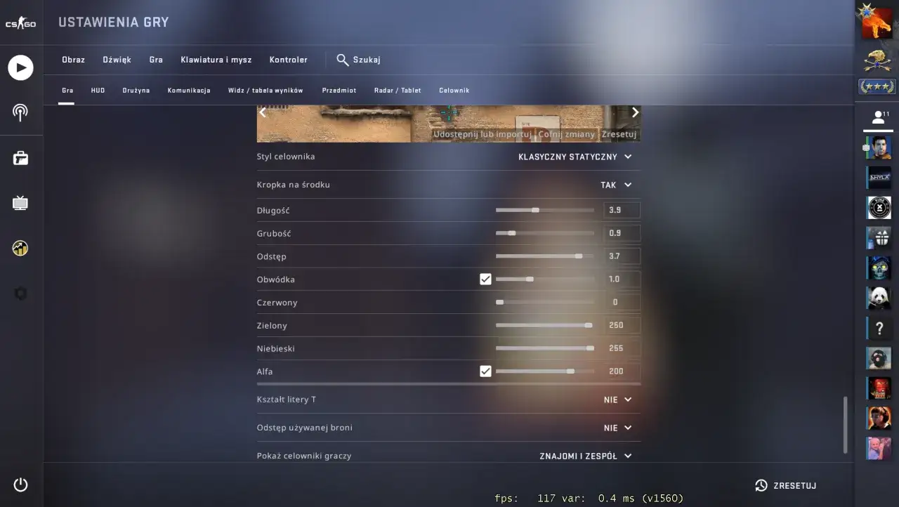 Jak zrobić celownik w CS:GO i poprawić swoją celność w grze