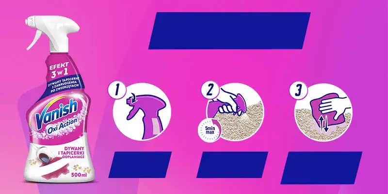 Jak skutecznie używać vanish oxi action do dywanów, aby uniknąć plam