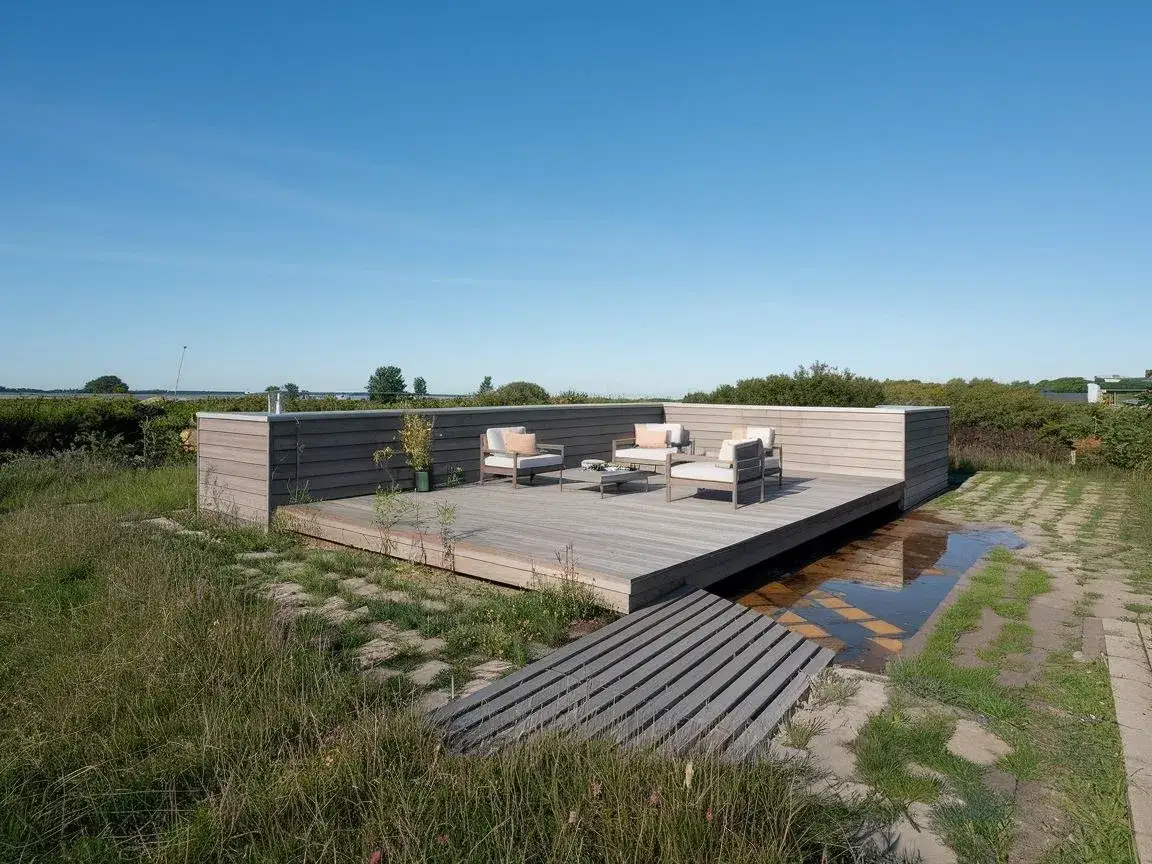 Jaki powinien być spadek tarasu, aby uniknąć problemów z wodą?