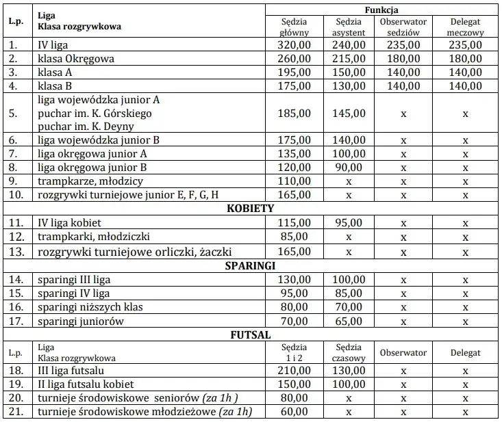 Sędzia piłkarski zarobki w Polsce: jakie stawki obowiązują w ligach?