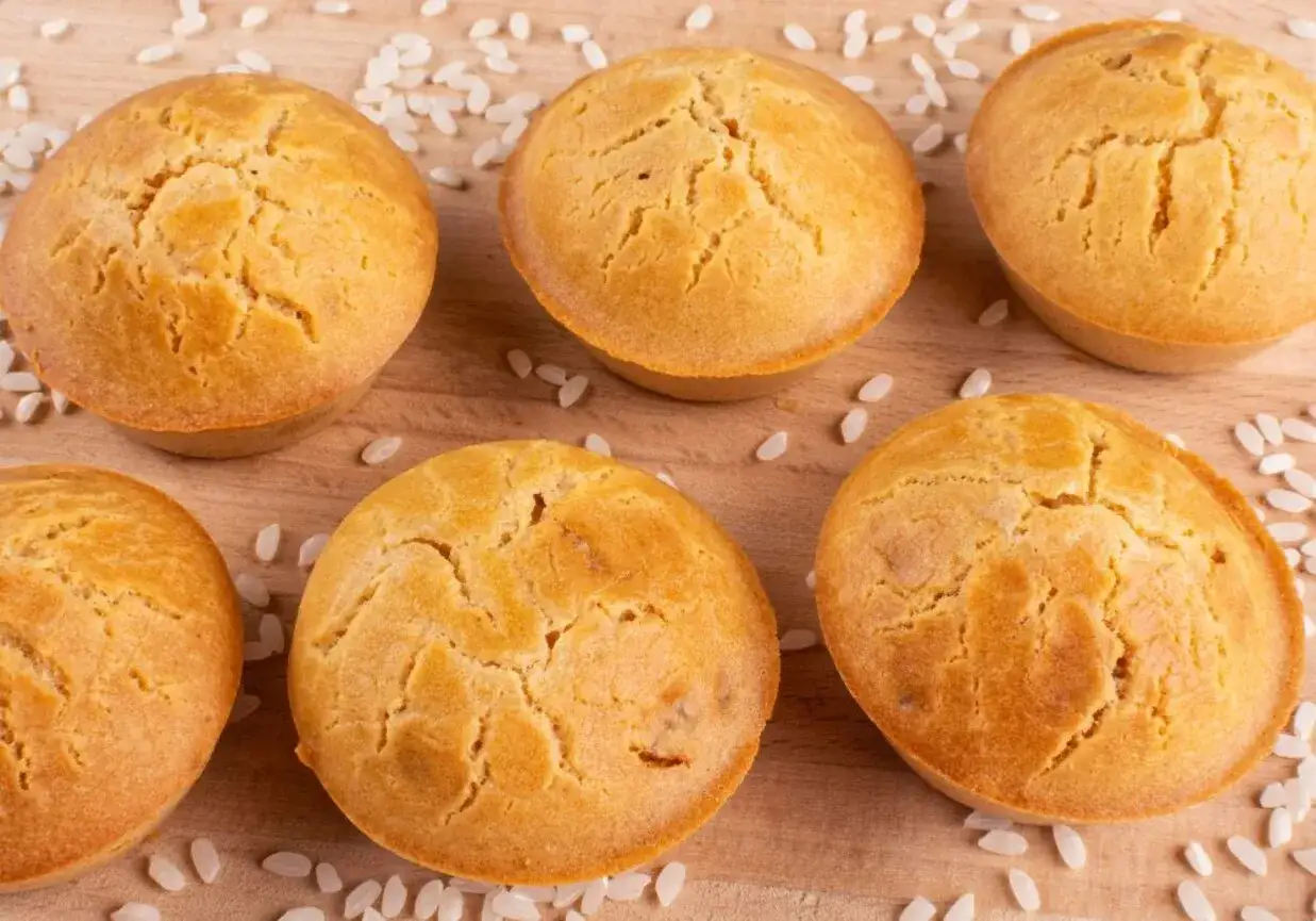 Mój przepis: wilgotne babeczki z mąki ryżowej, które się nie kruszą