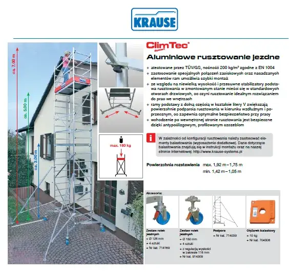 Druga kondygnacja Krause ClimTec: Montaż, bezpieczeństwo i cena