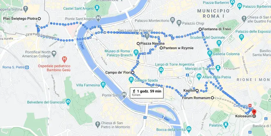 Jak dojechać z Watykanu do Koloseum - najłatwiejsze trasy i porady