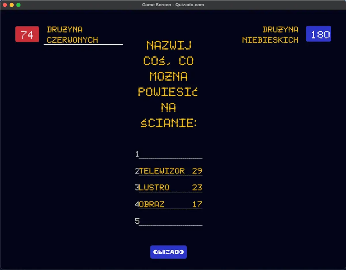 Pytania do Familiady - Najlepsze pytania z programu Familiada