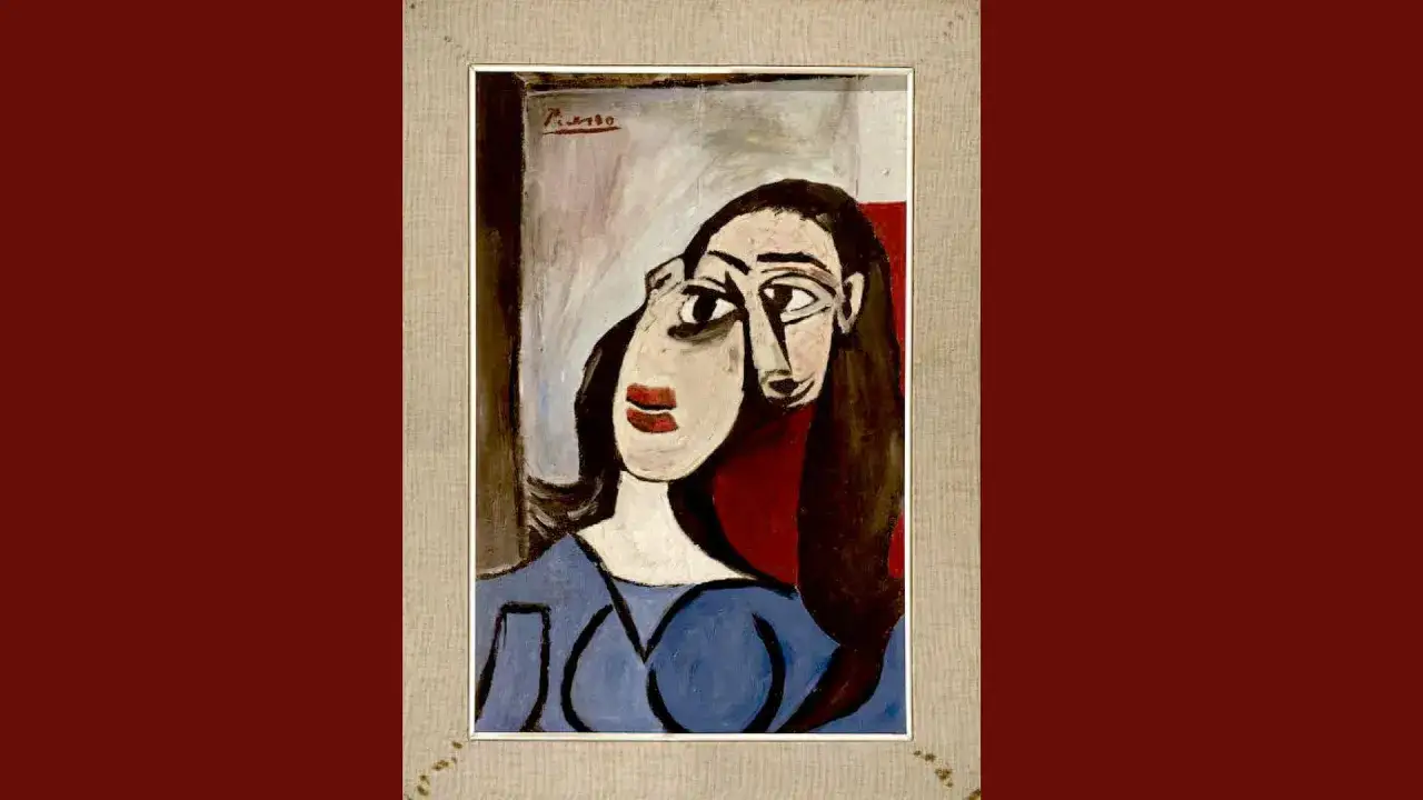 Jedna z najsłynniejszych obrazów Picassa, przedstawiająca dwie twarze kobiety w charakterystycznym stylu kubistycznym.
