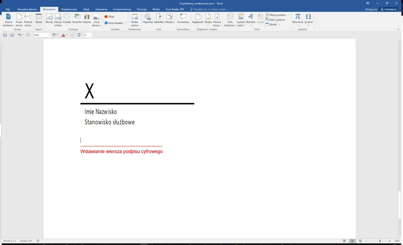 Jak podpisać dokument Word podpisem kwalifikowanym - proste kroki