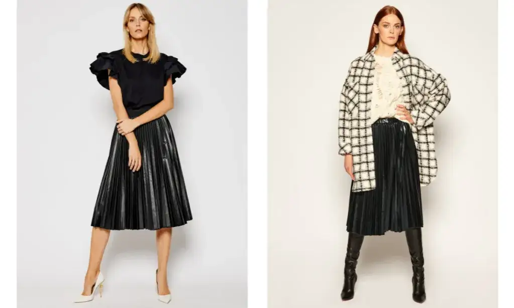 Czarna plisowana spódnica: stylizacje na każdą okazję inspiracje i porady