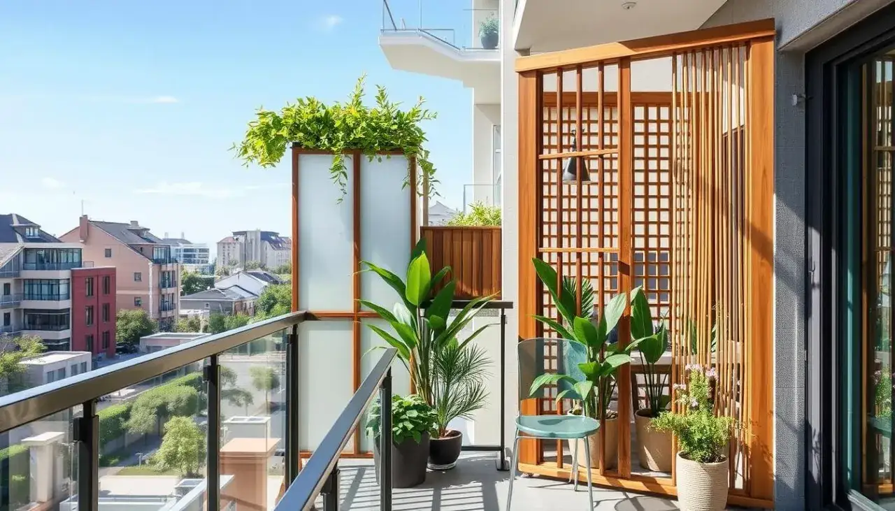 Jak skutecznie odgrodzić się od sąsiadów na balkonie w bloku