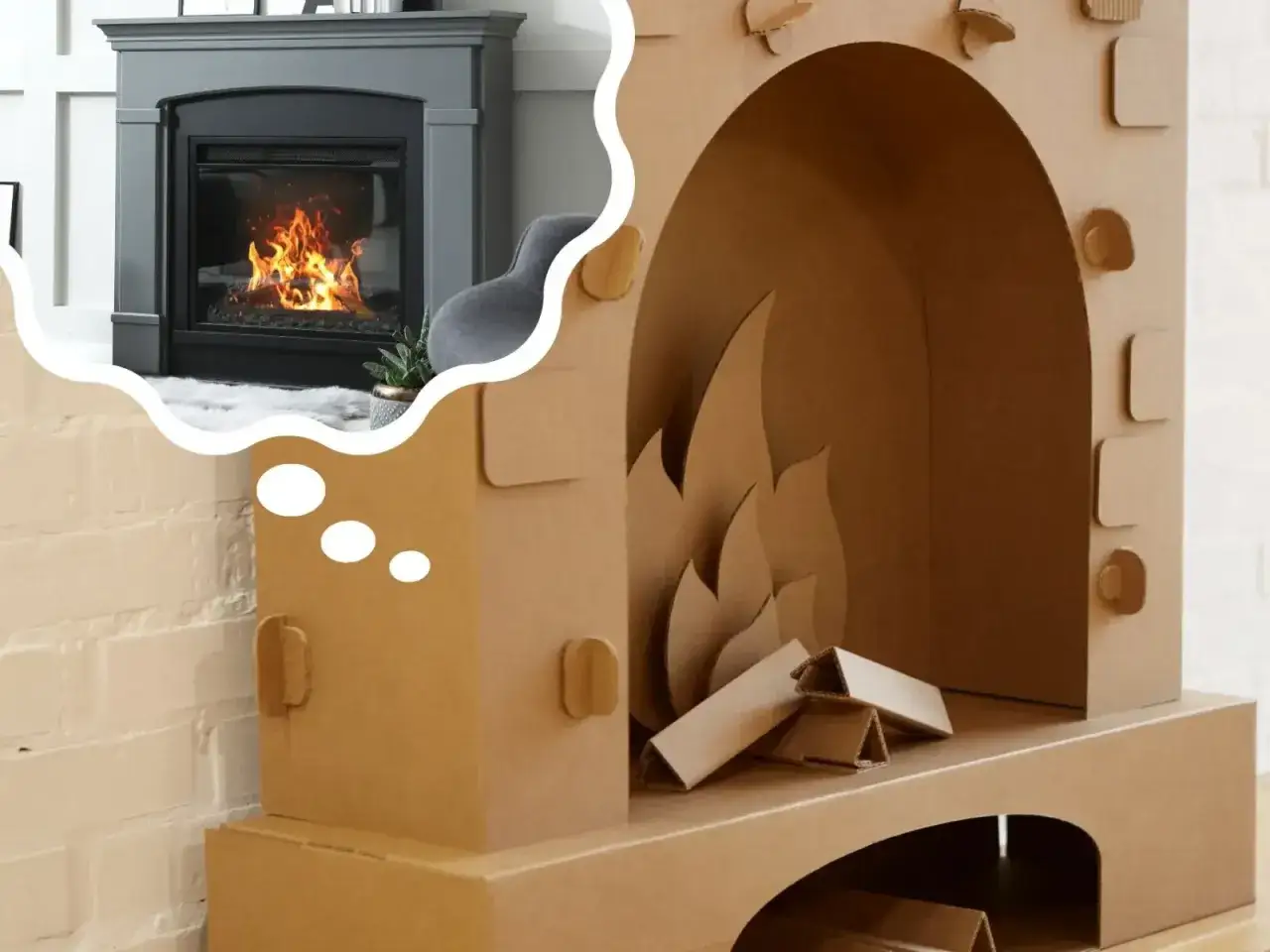 Atrapa kominka z kartonu: Jak zrobić? Prosty poradnik DIY