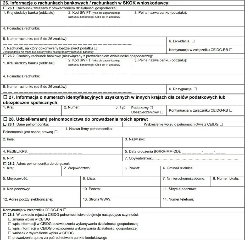 Jak wypełnić wniosek CEIDG: zawieszenie działalności krok po kroku