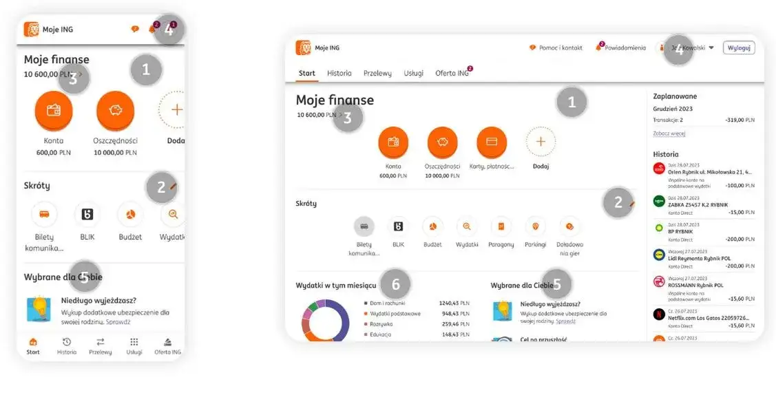 Gdzie w aplikacji ING jest numer konta? Oto jak go szybko znaleźć