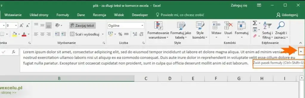 Jak zrobić enter w komórce Excel i poprawić formatowanie tekstu
