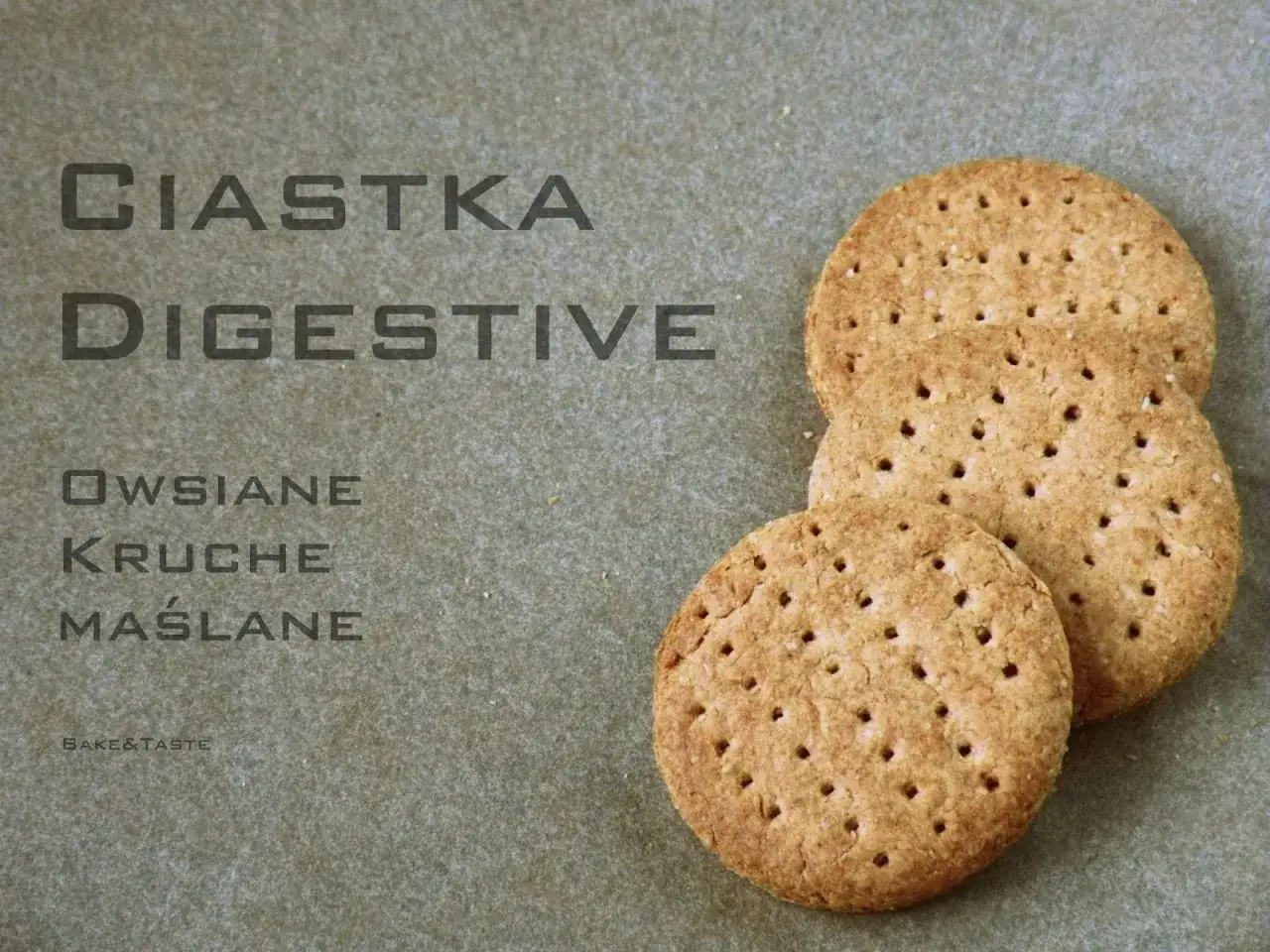 Ciasteczka Digestive jak z paczki? Odkryj przepis i triki!