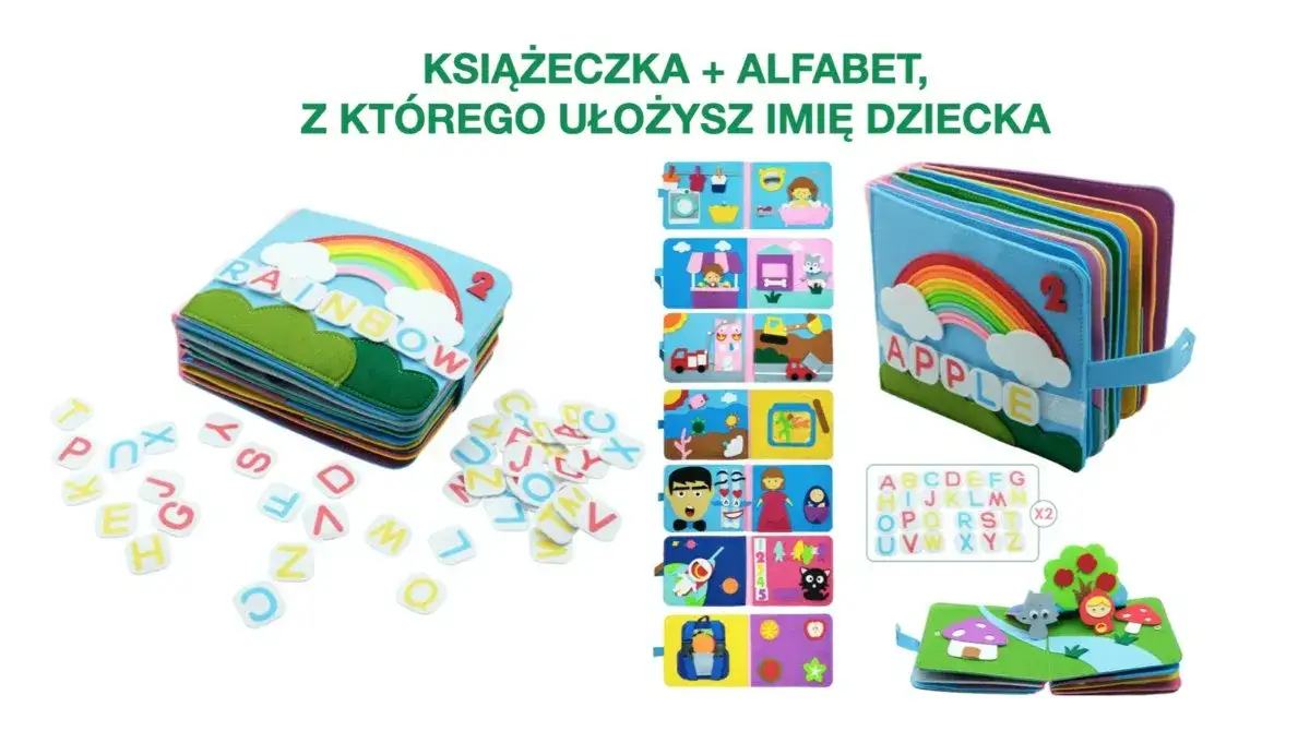 Filcowa książeczka sensoryczna - jak wspiera rozwój Twojego dziecka