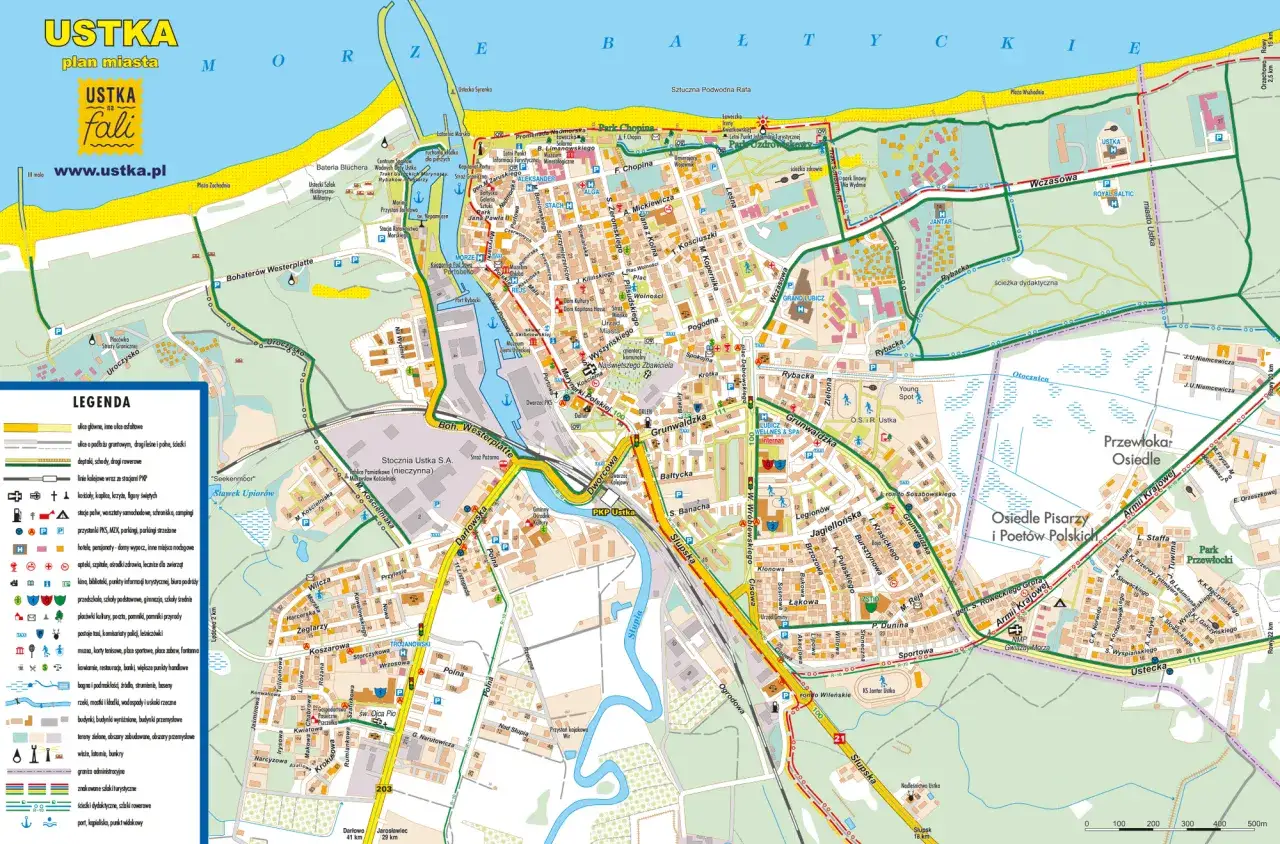 Gdzie leży Ustka mapa – odkryj jej lokalizację i atrakcje turystyczne