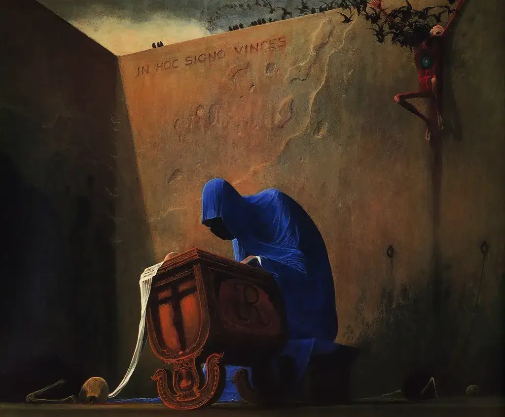 Beksiński malarstwo: odkryj mroczne wizje i ich znaczenie w sztuce