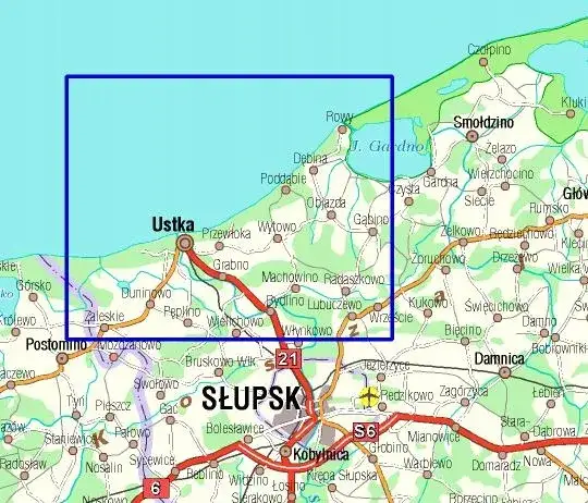 Gdzie leży Ustka mapa - poznaj najważniejsze miejsca i ulice miasta