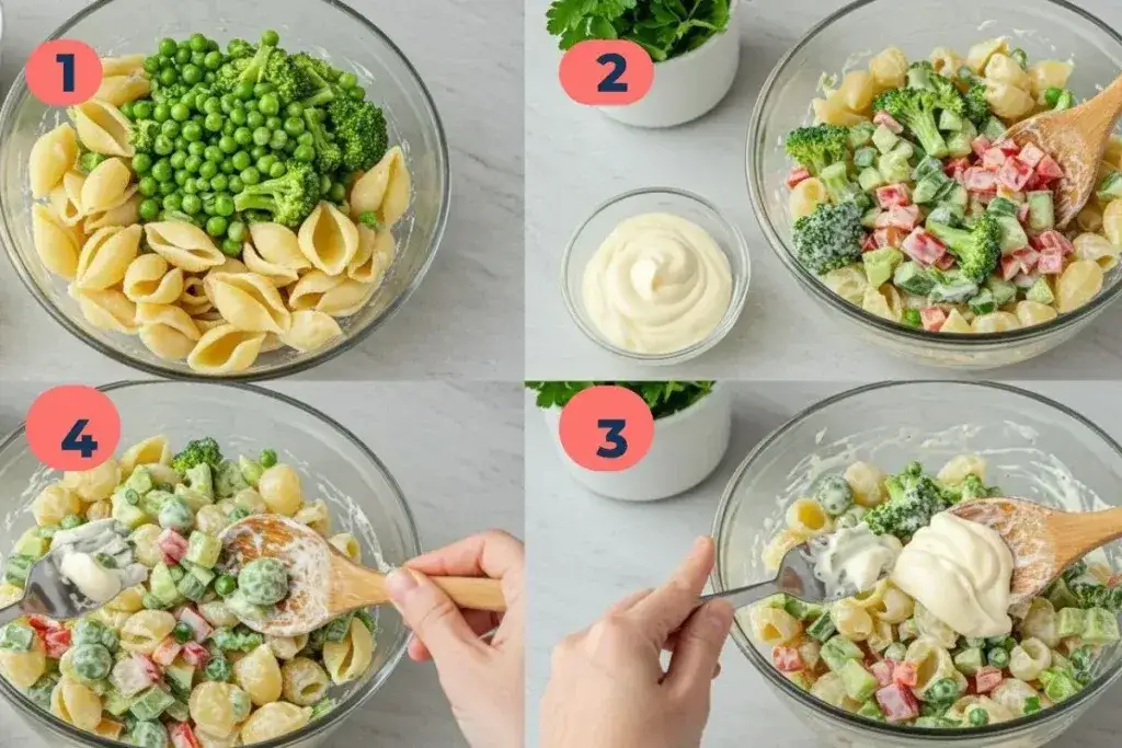 Vinaigrette salade de pâtes mayo : la recette crémeuse à ne pas manquer