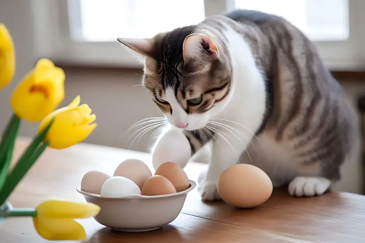 Surowe jajko dla kota: Czy bezpieczne? Poznaj fakty i alternatywy